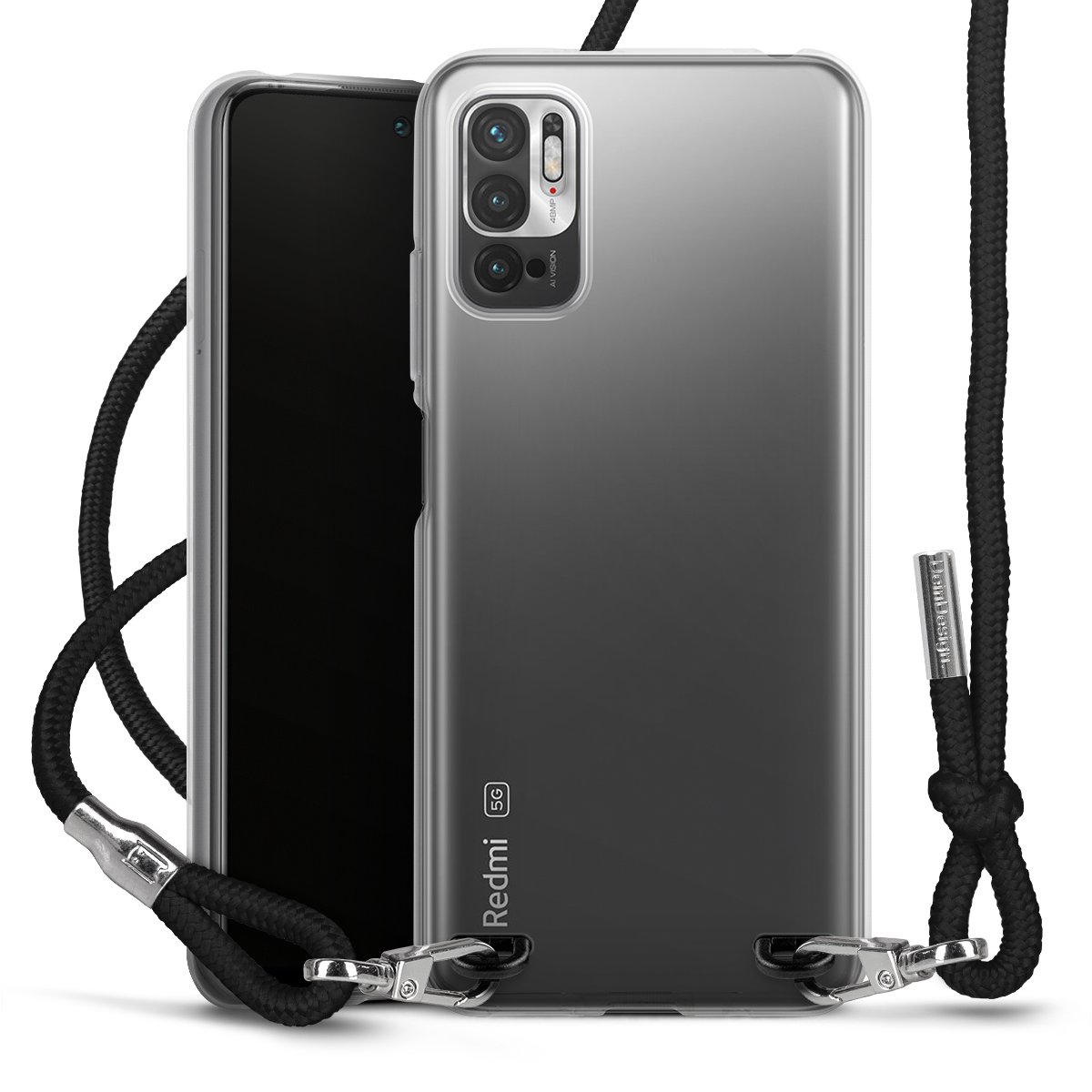 New Carry Case Transparent per Xiaomi Redmi Note 10 5G