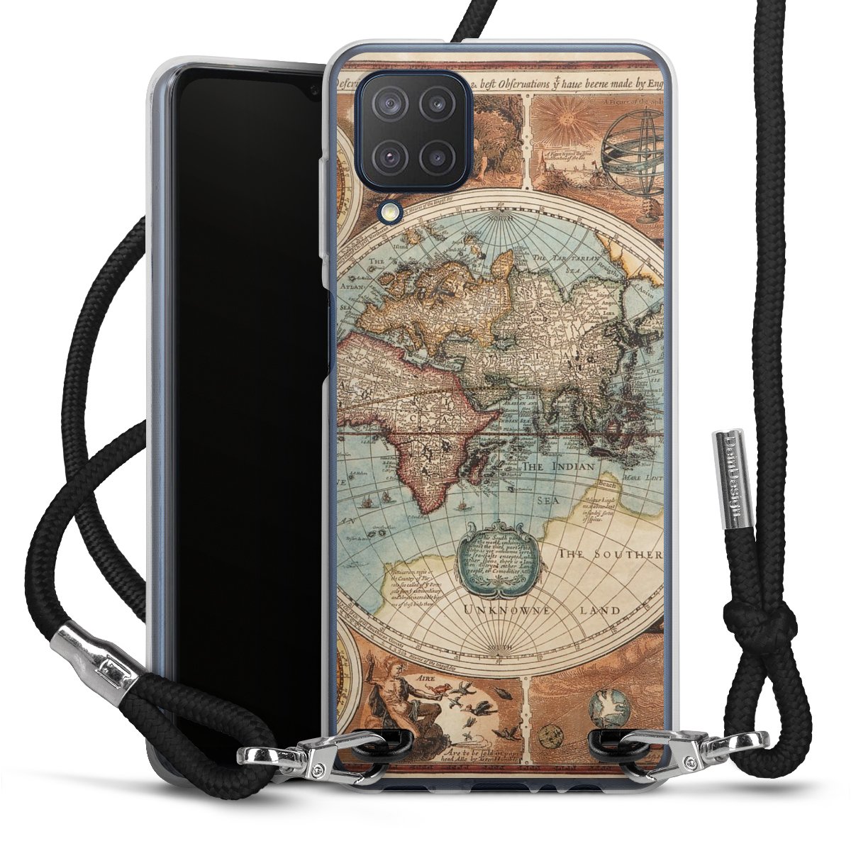 Mappa del mondo vintage