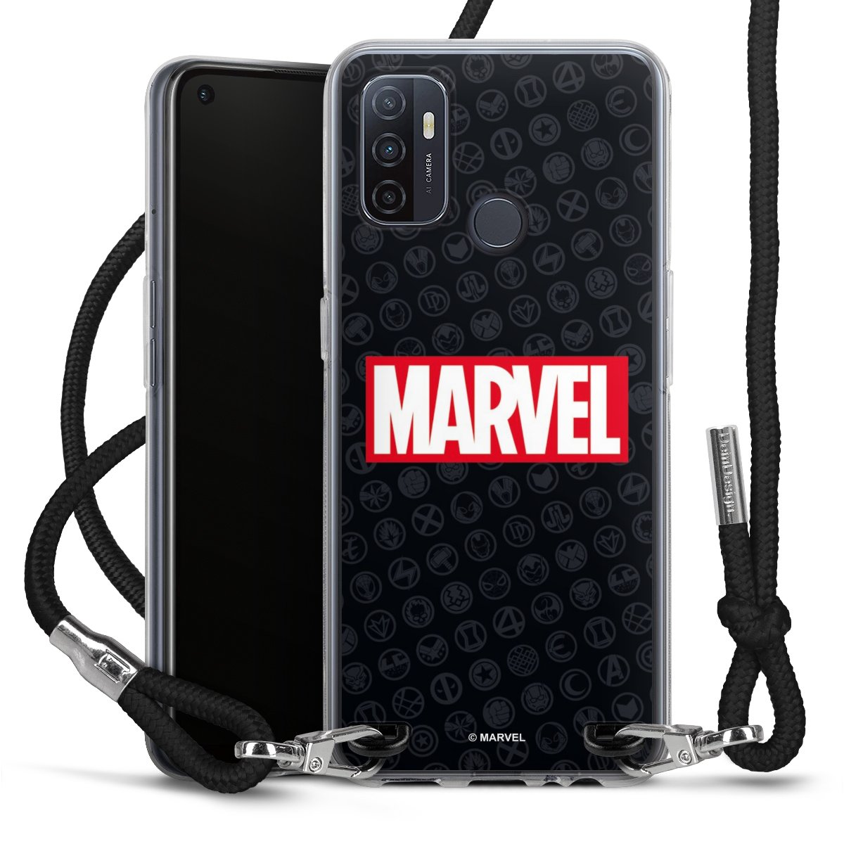 Marvel Logo Black Red 