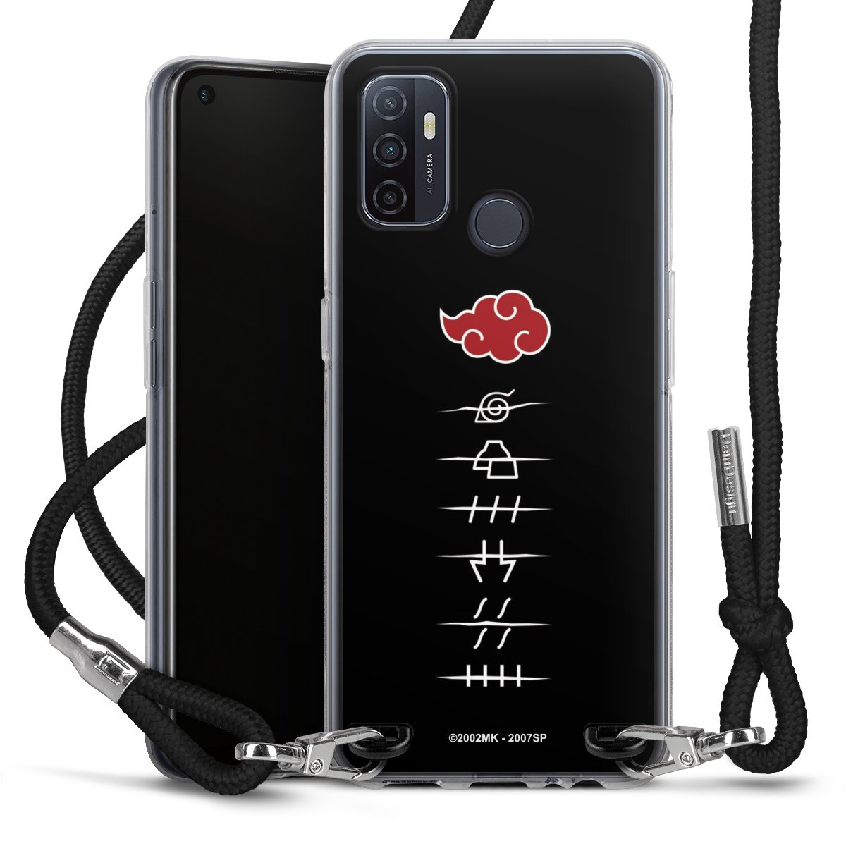 Symboles des membres de l'Akatsuki noirs