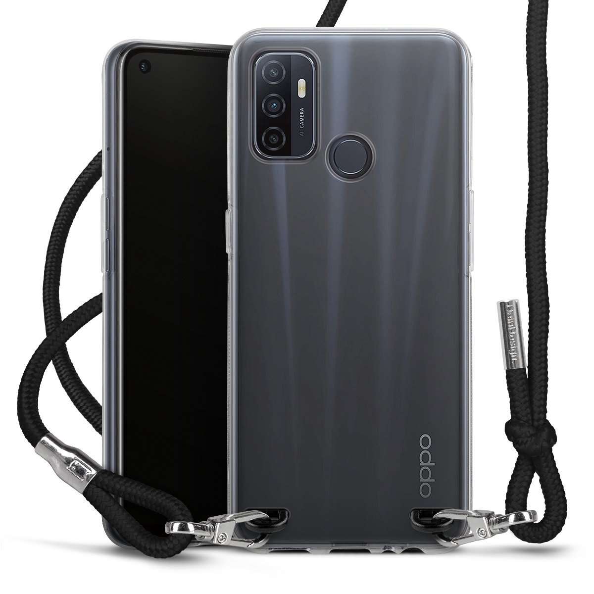 New Carry Case Transparent für Oppo A53s