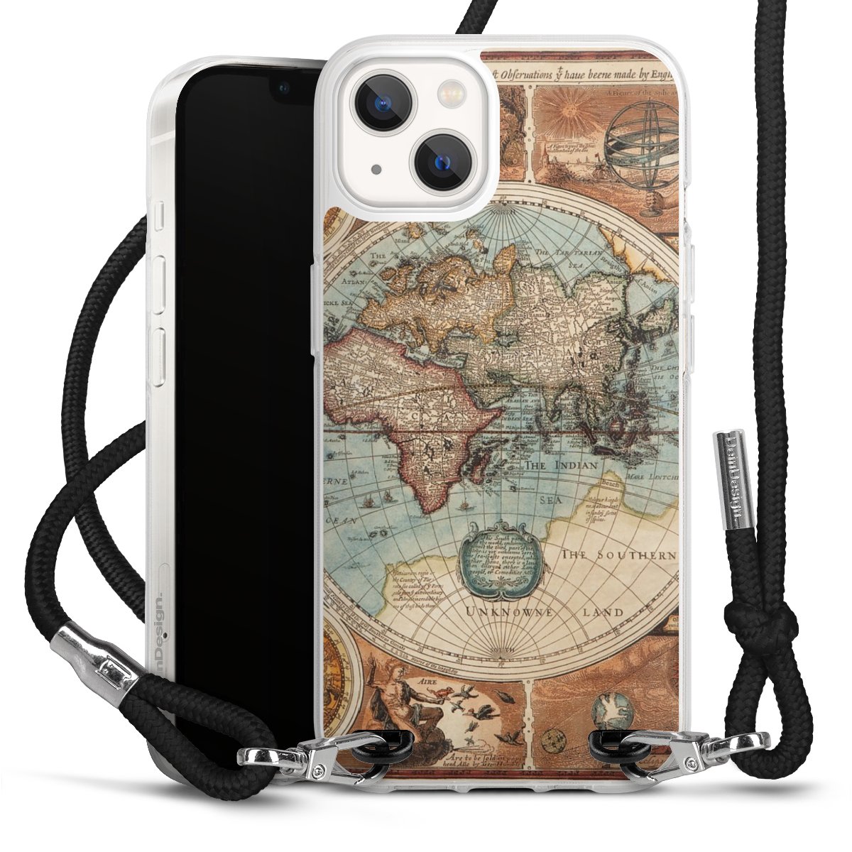 Mappa del mondo vintage