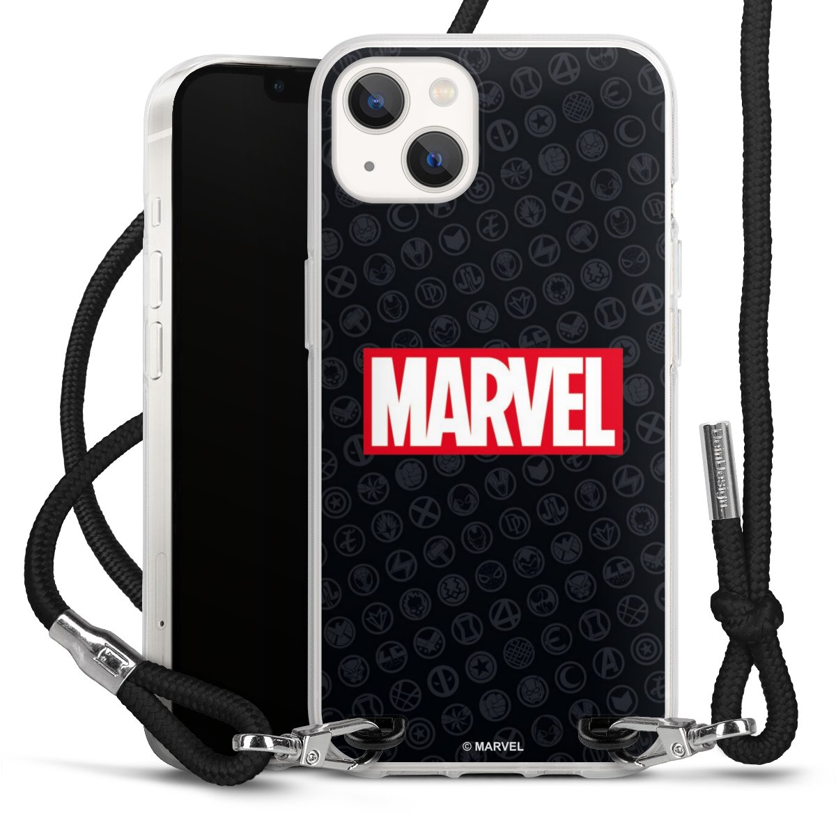 Marvel Logo Black Red 