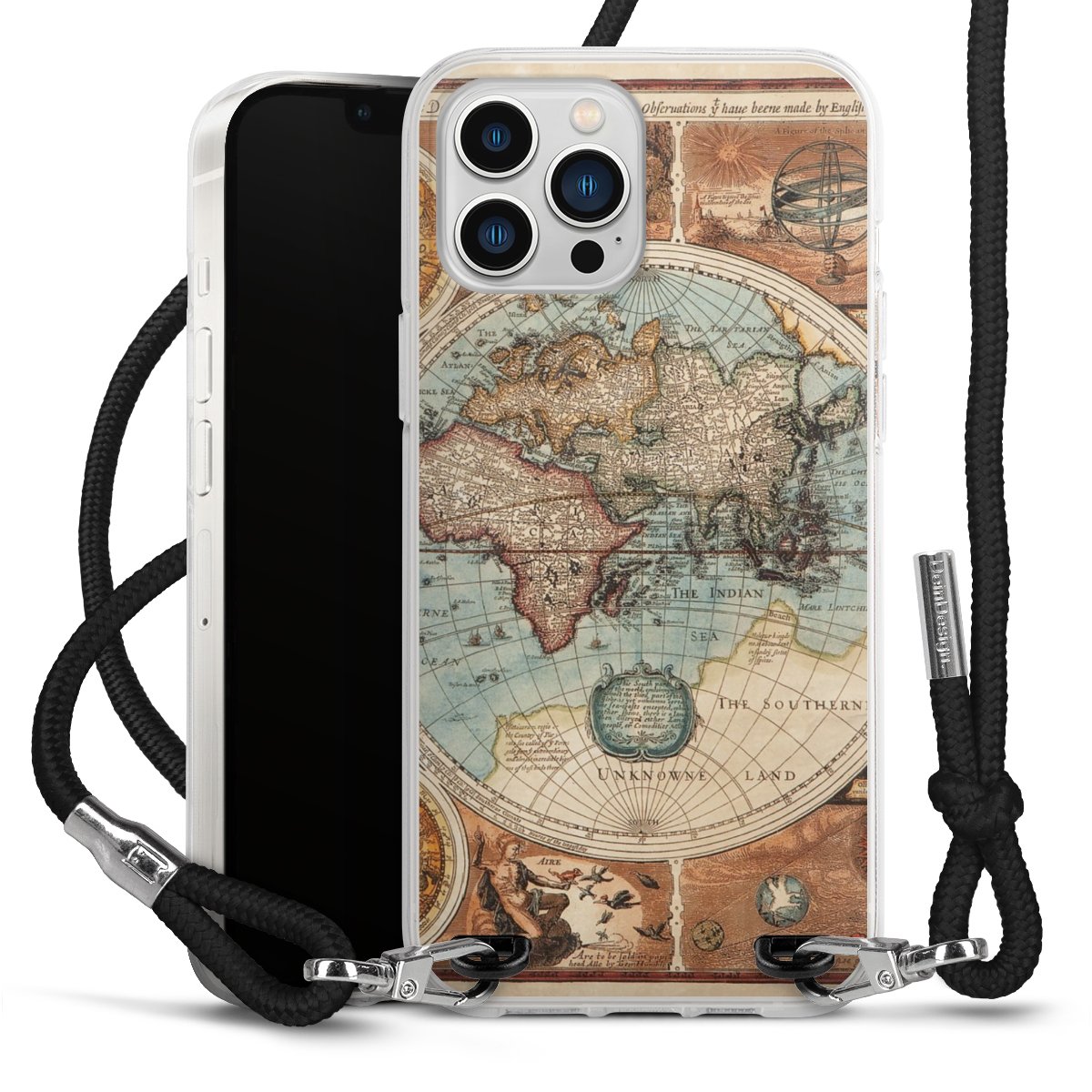 Mappa del mondo vintage