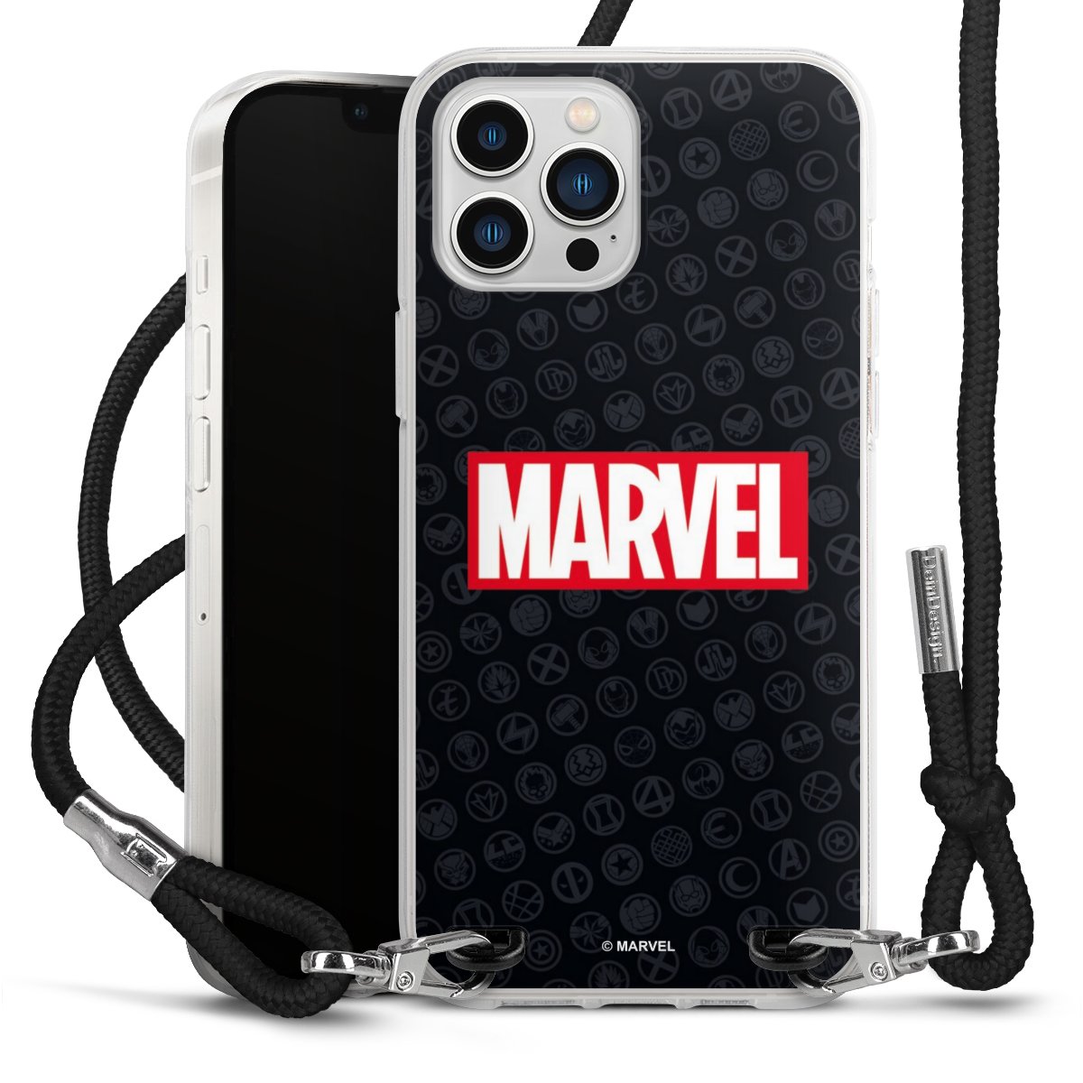 Marvel Logo Black Red 