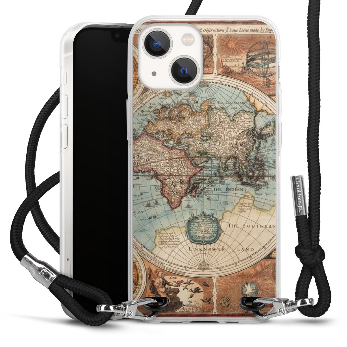 Mappa del mondo vintage