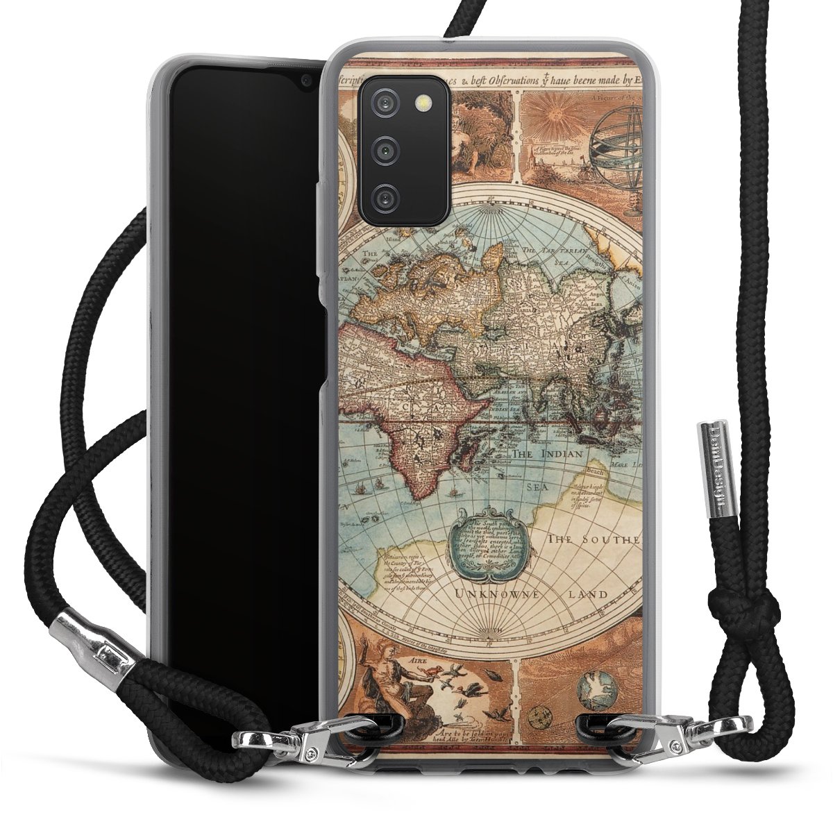 Mappa del mondo vintage