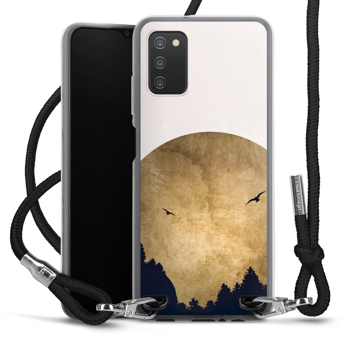 Twee vogels en de maan