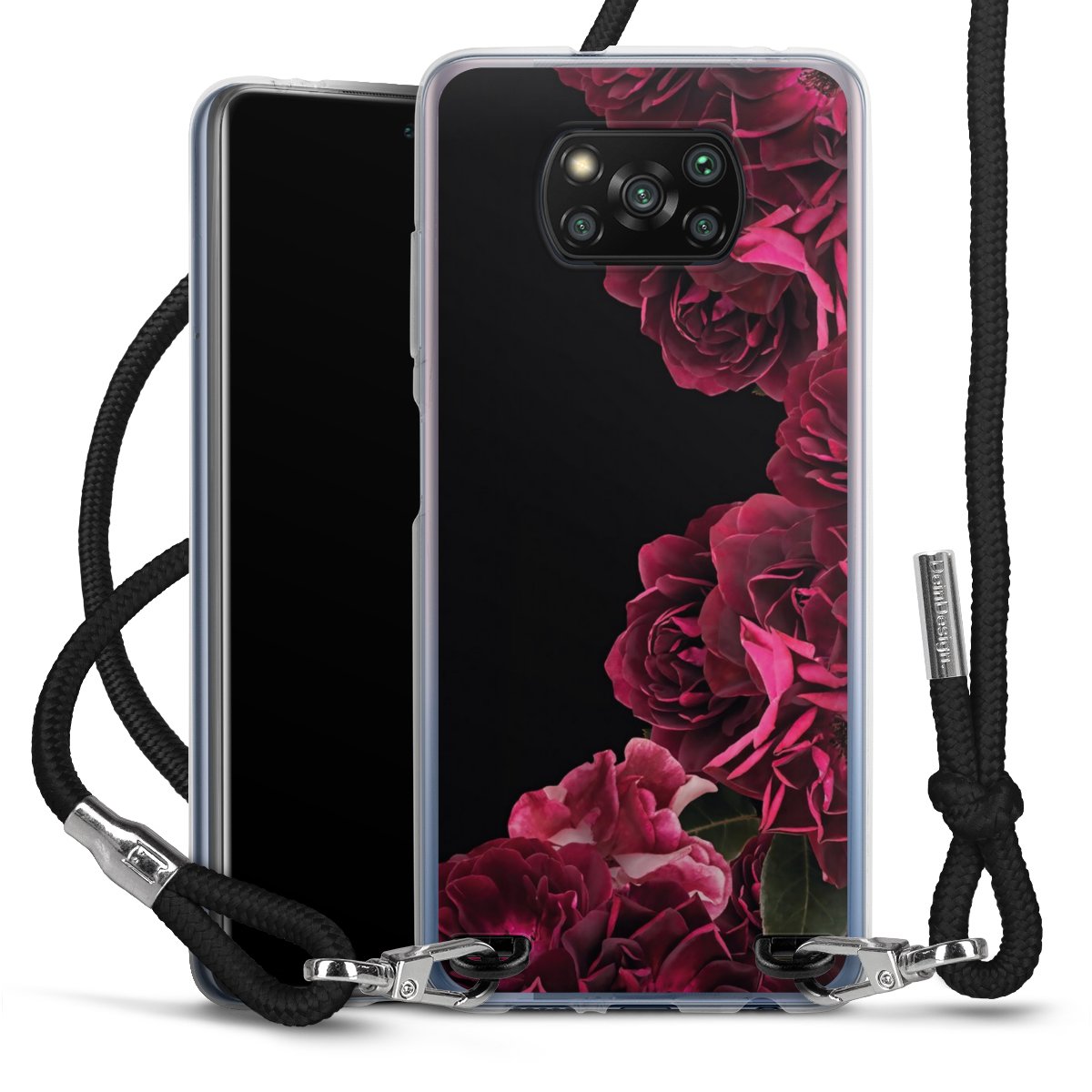 Rose vintage su nero