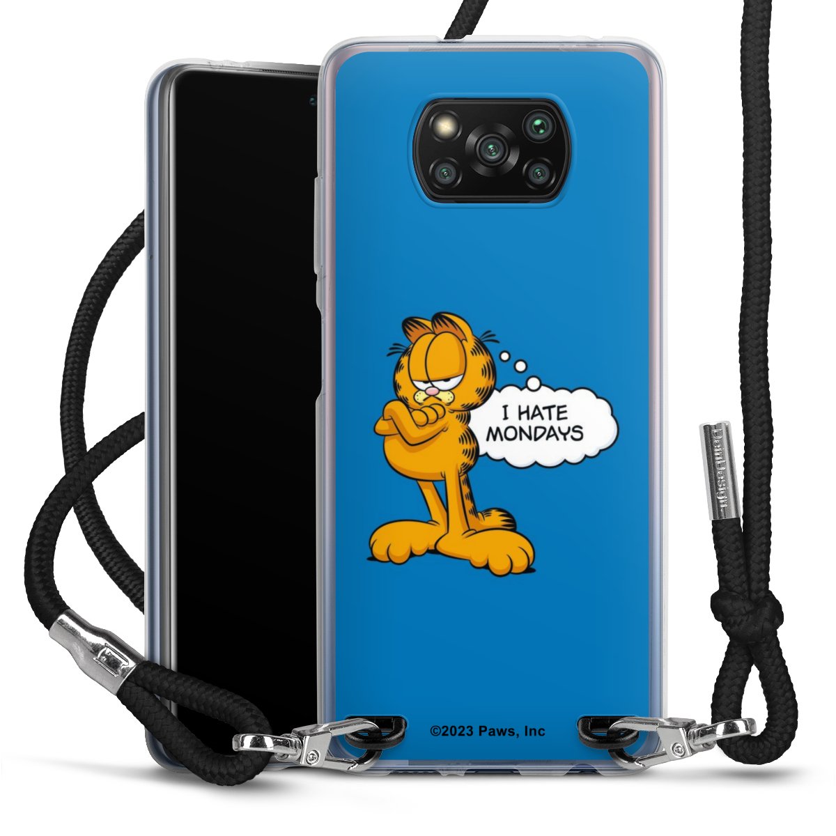 Garfield Ik haat maandagen blauw
