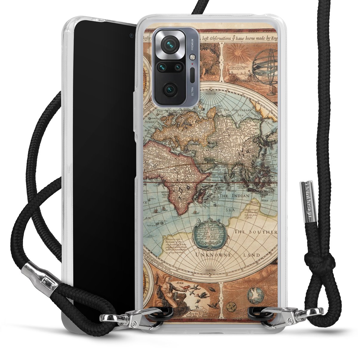 Mappa del mondo vintage