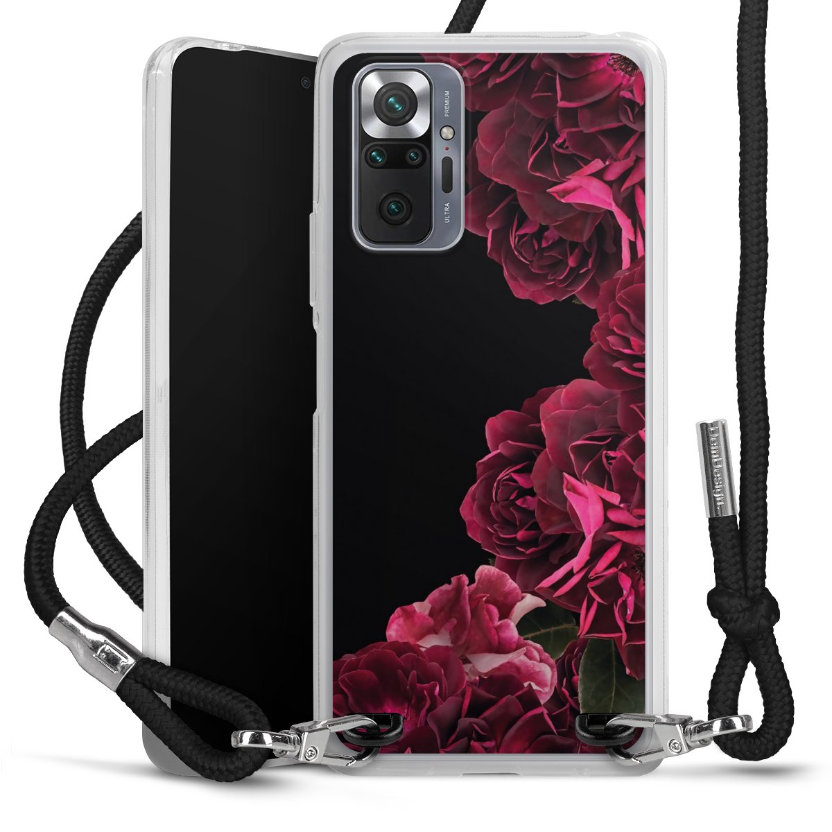 Rose vintage su nero