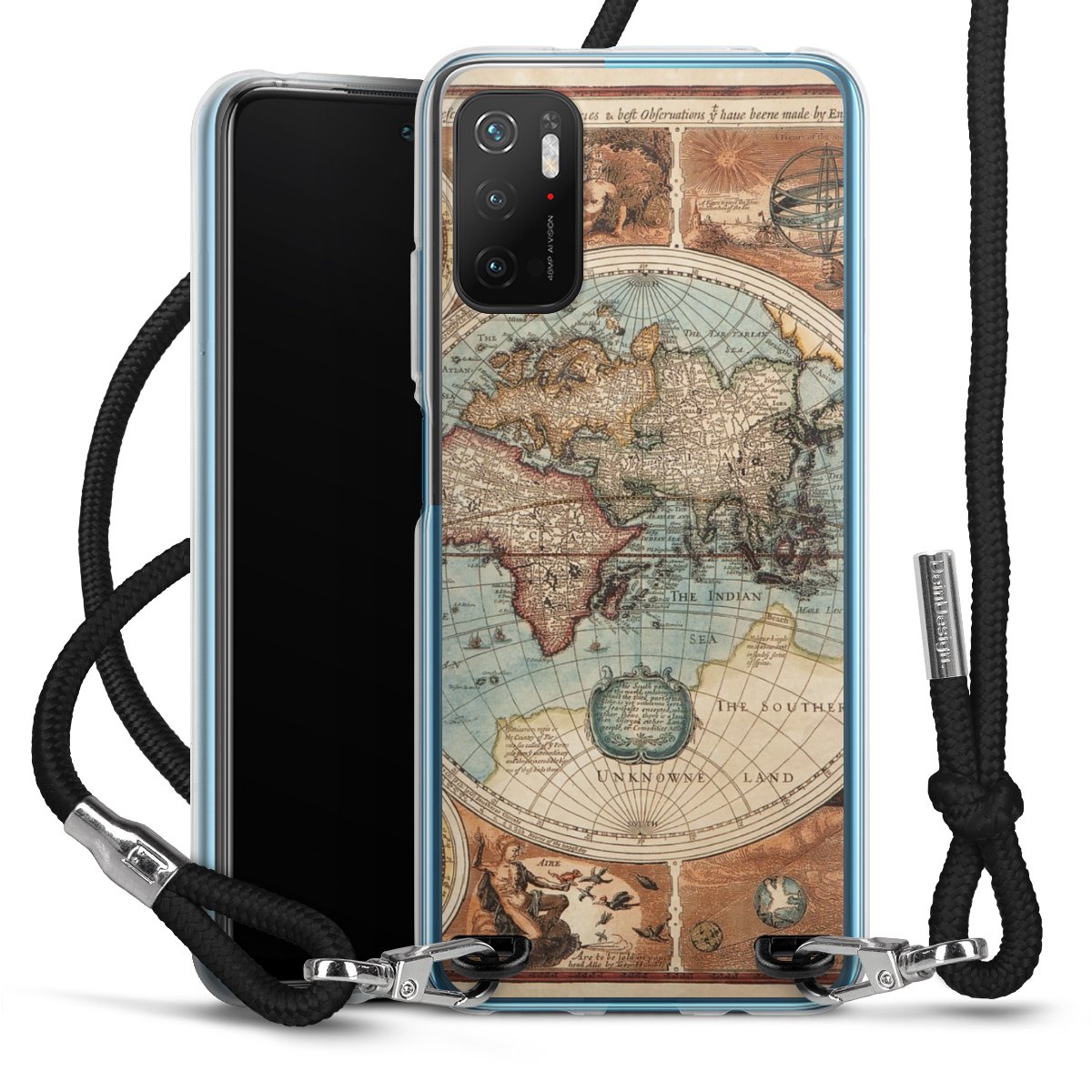 Mappa del mondo vintage