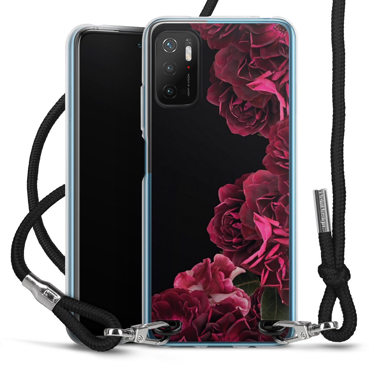 Rose vintage su nero