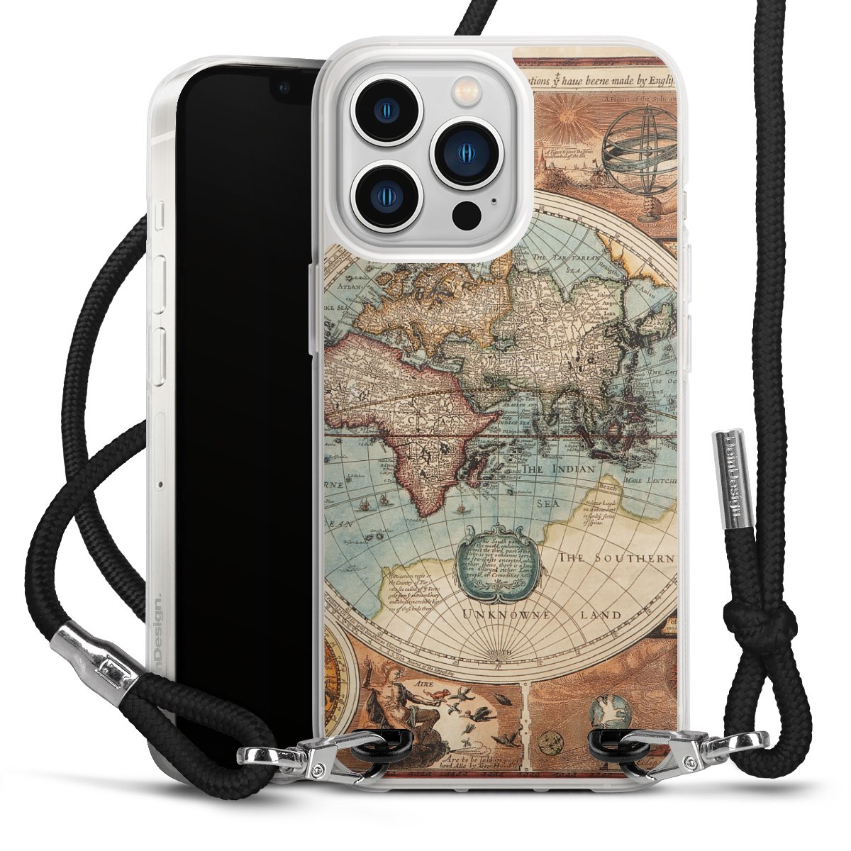 Mappa del mondo vintage