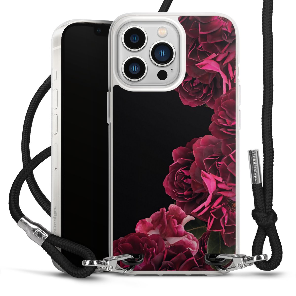 Rose vintage su nero