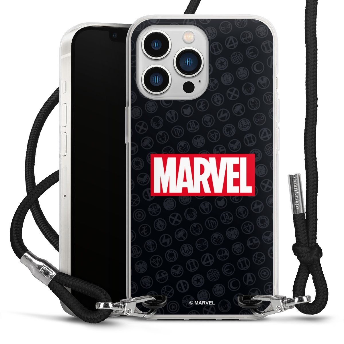 Marvel Logo Black Red 