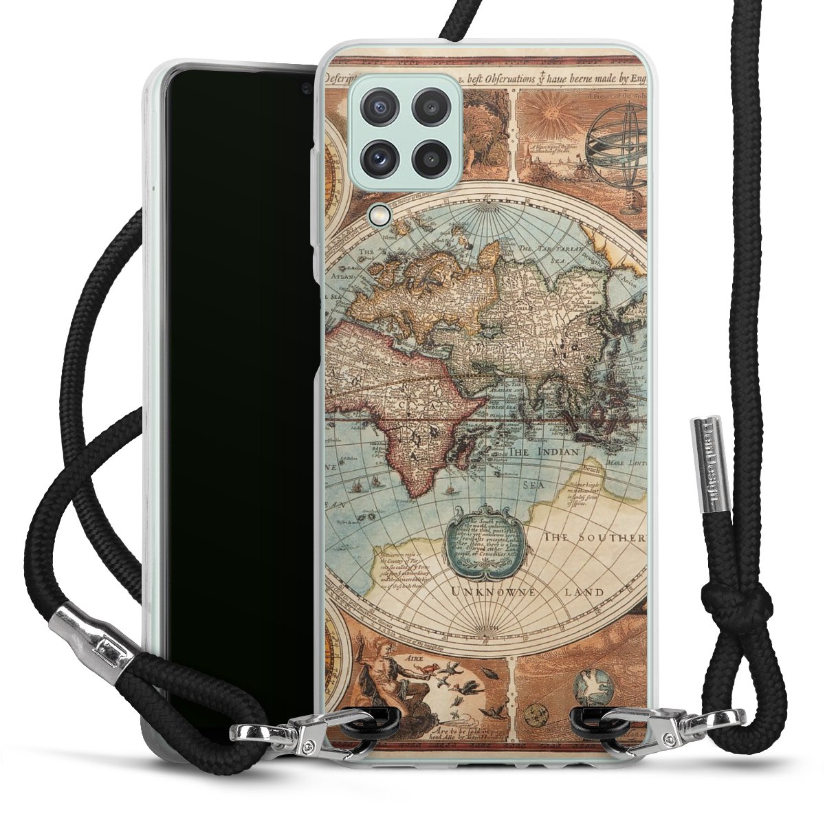 Mappa del mondo vintage