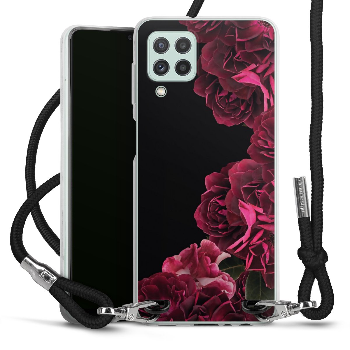 Rose vintage su nero