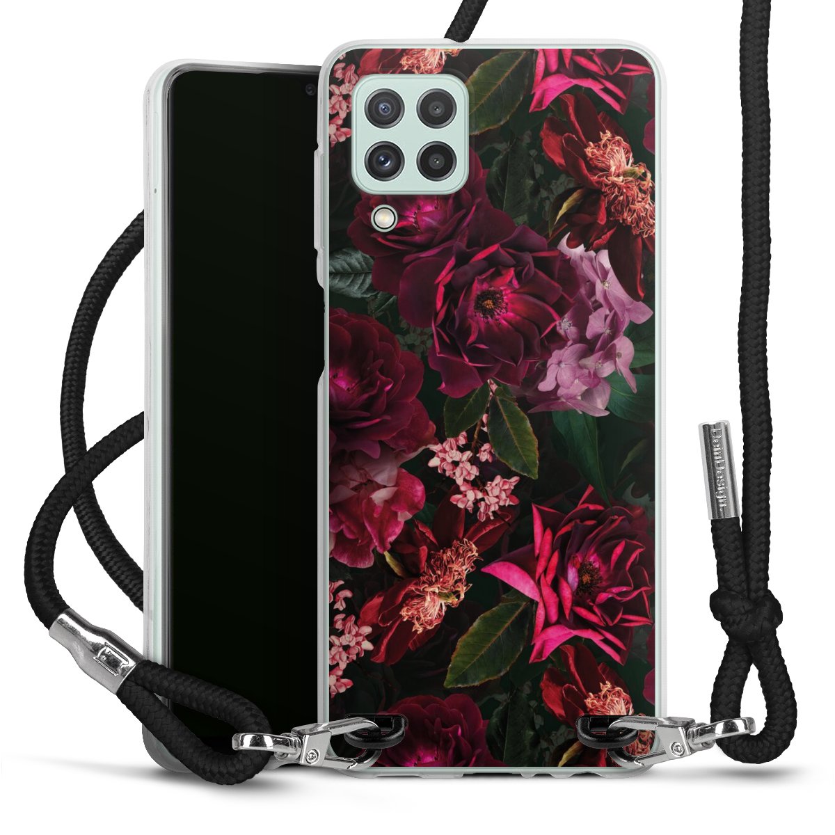 Fiori rosso scuro e rosa