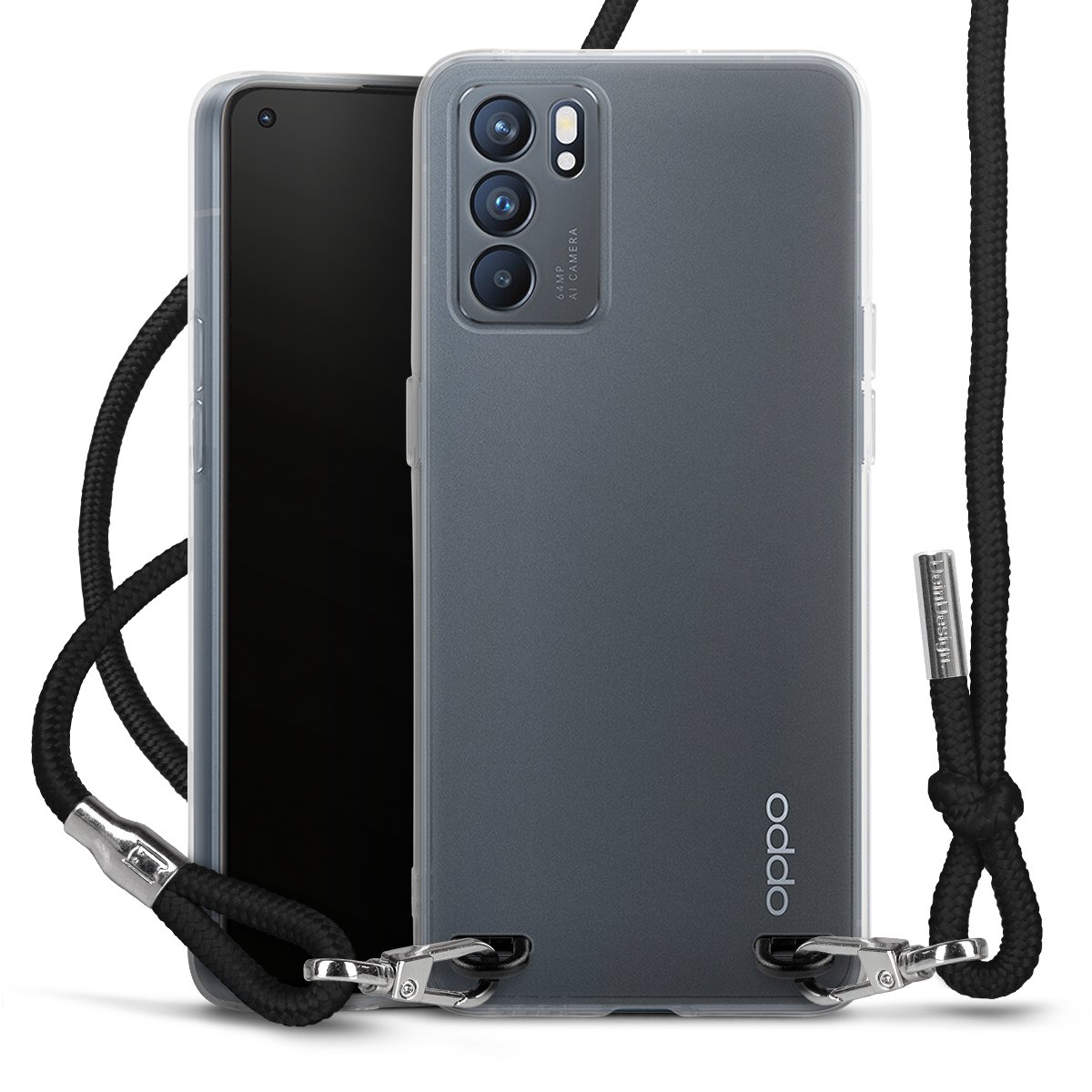 New Carry Case Transparent per Oppo Reno 6 5G