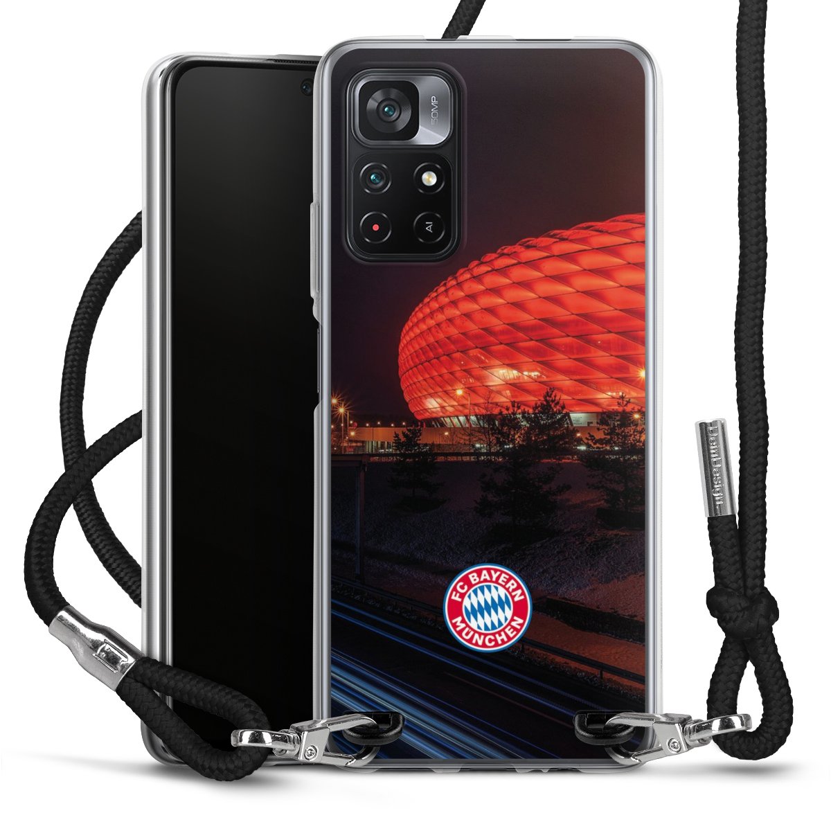 Allianz Arena bei Nacht FCB