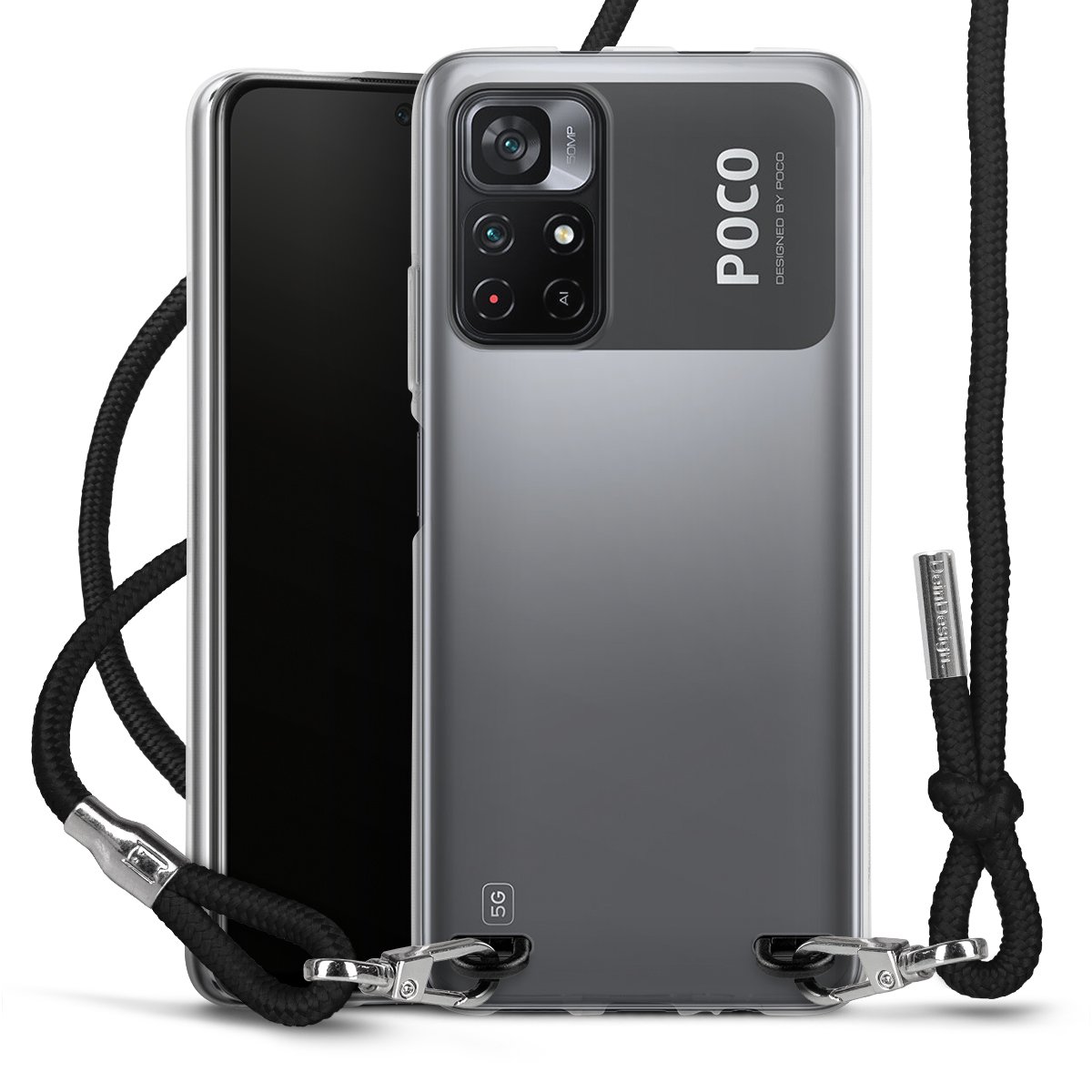New Carry Case Transparent pour Xiaomi Poco M4 Pro 5G