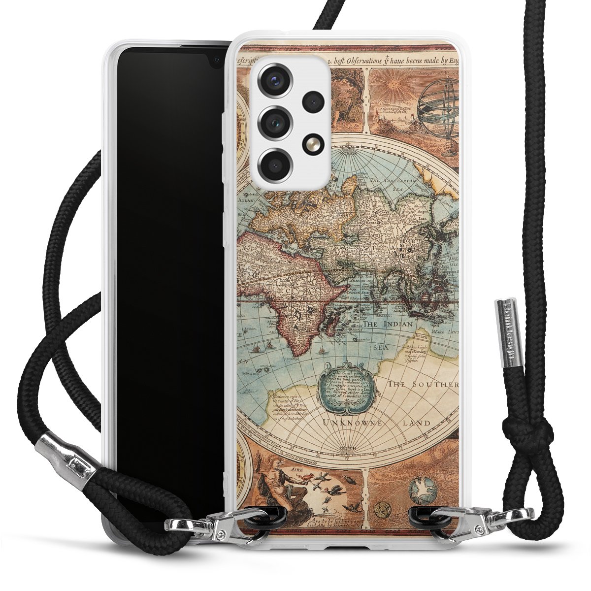 Mappa del mondo vintage