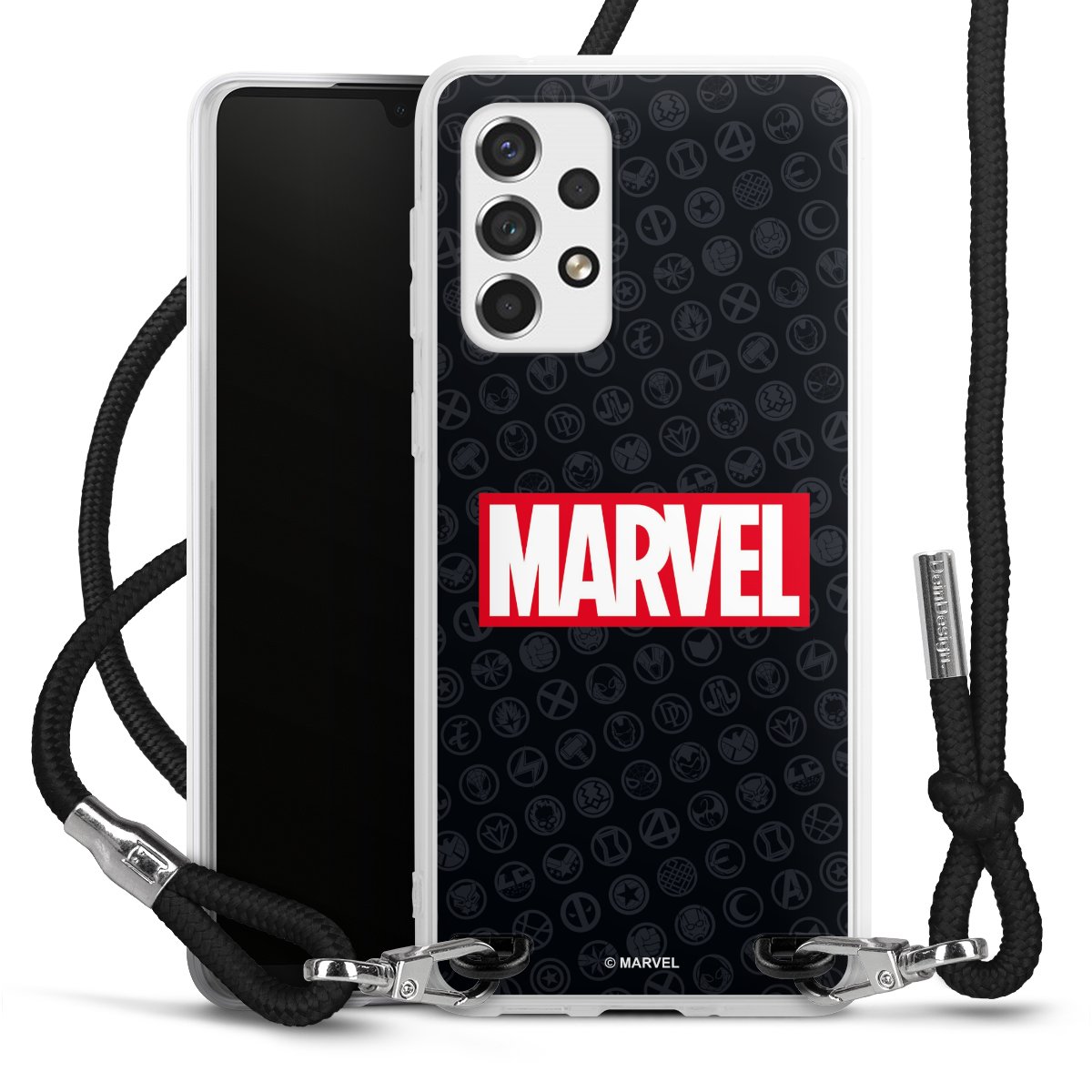 Marvel Logo Black Red 