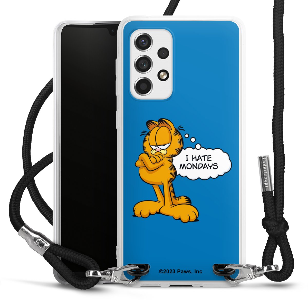 Garfield Ik haat maandagen blauw