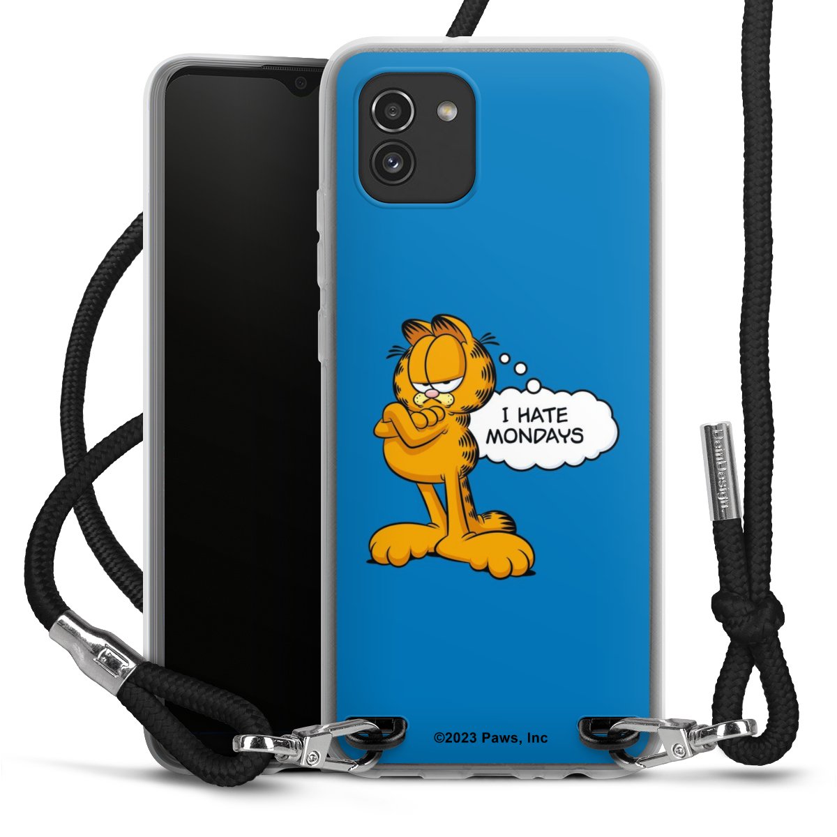 Garfield Ik haat maandagen blauw