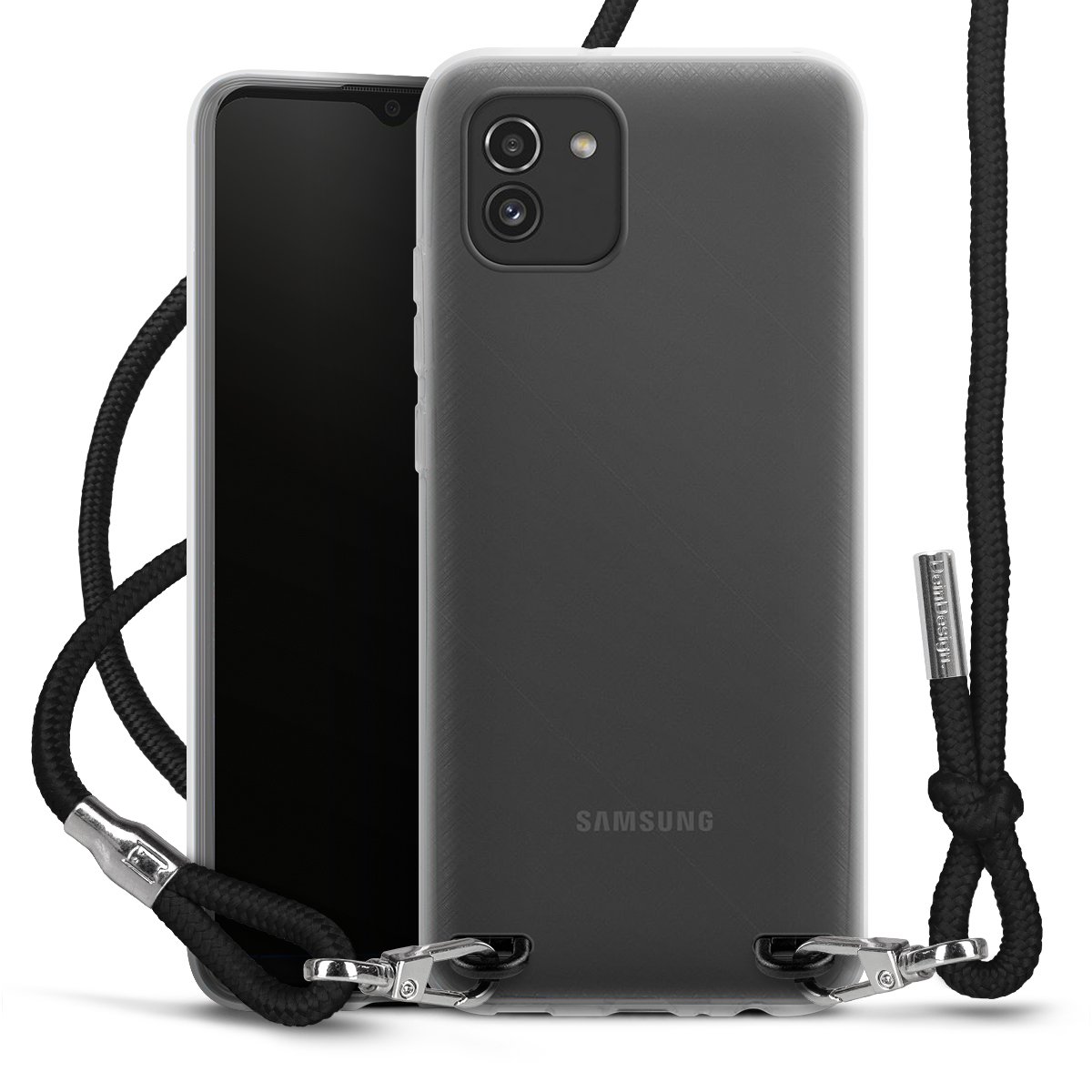 New Carry Case Transparent voor Samsung Galaxy A03