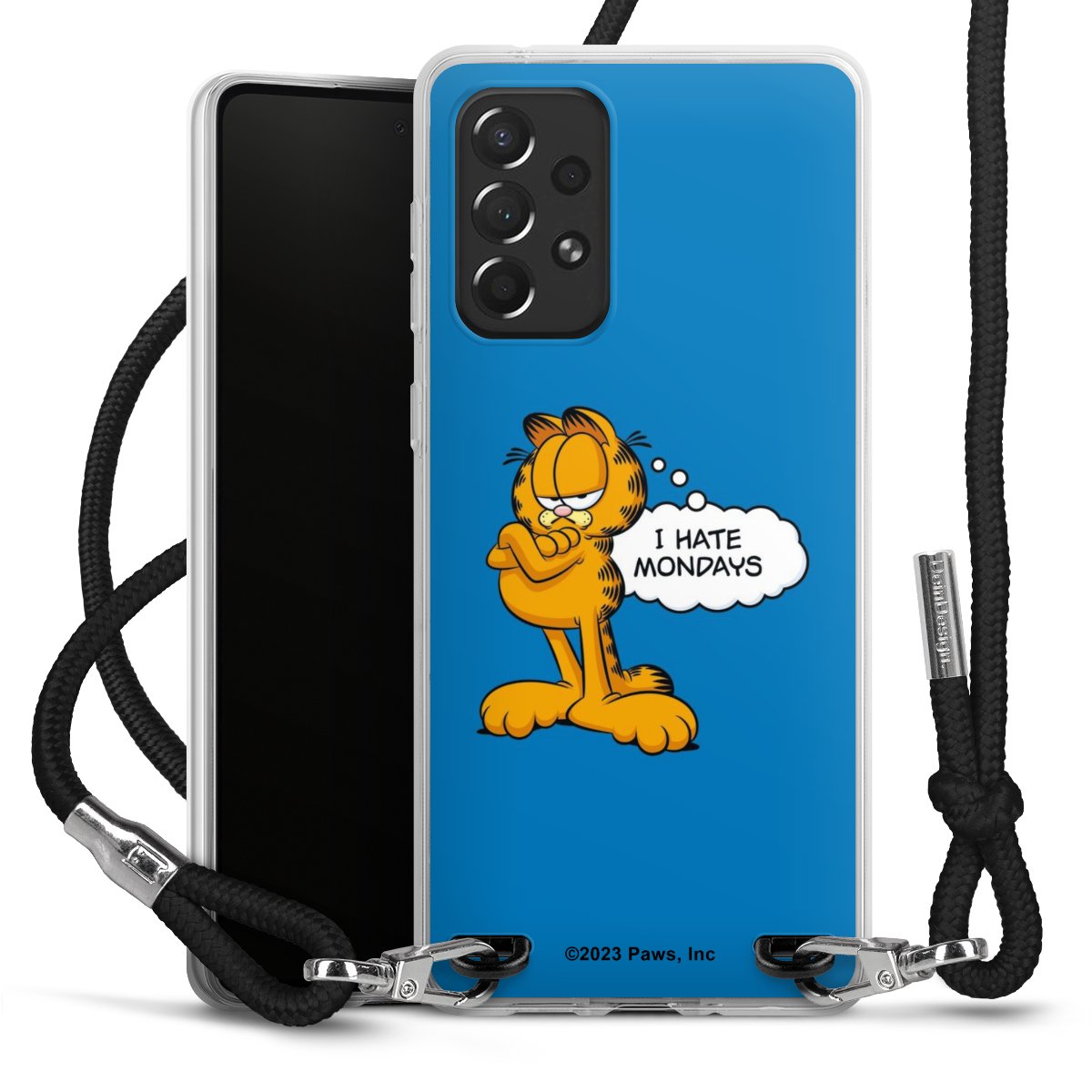 Garfield Ik haat maandagen blauw