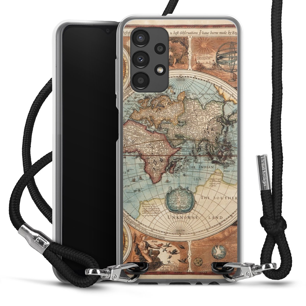 Mappa del mondo vintage