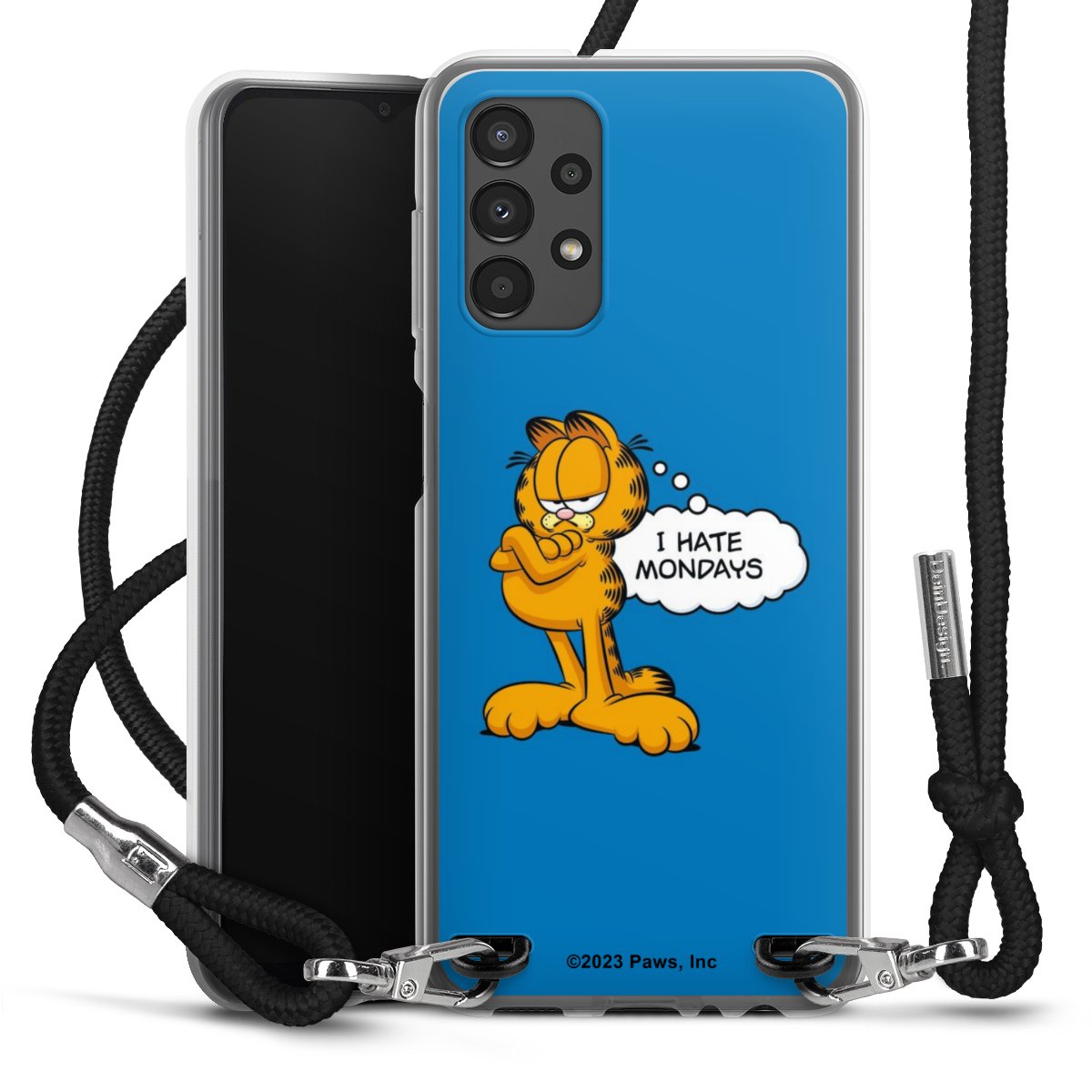 Garfield Ik haat maandagen blauw