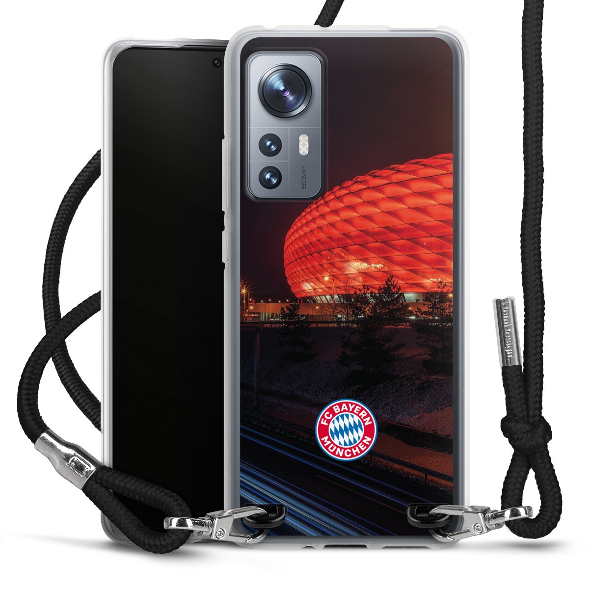 Allianz Arena bei Nacht FCB