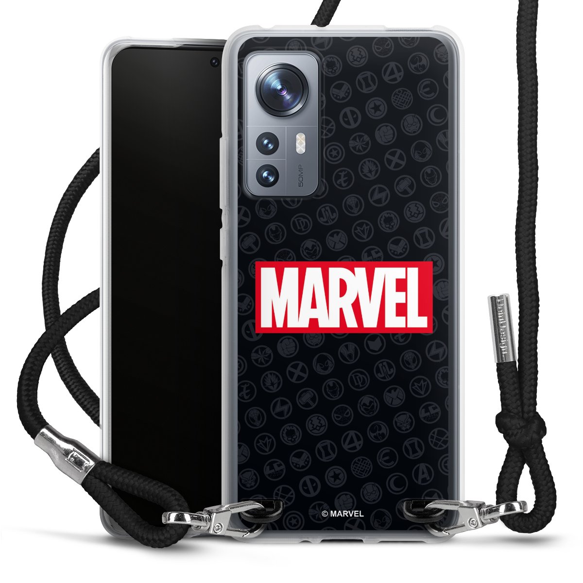 Marvel Logo Black Red 