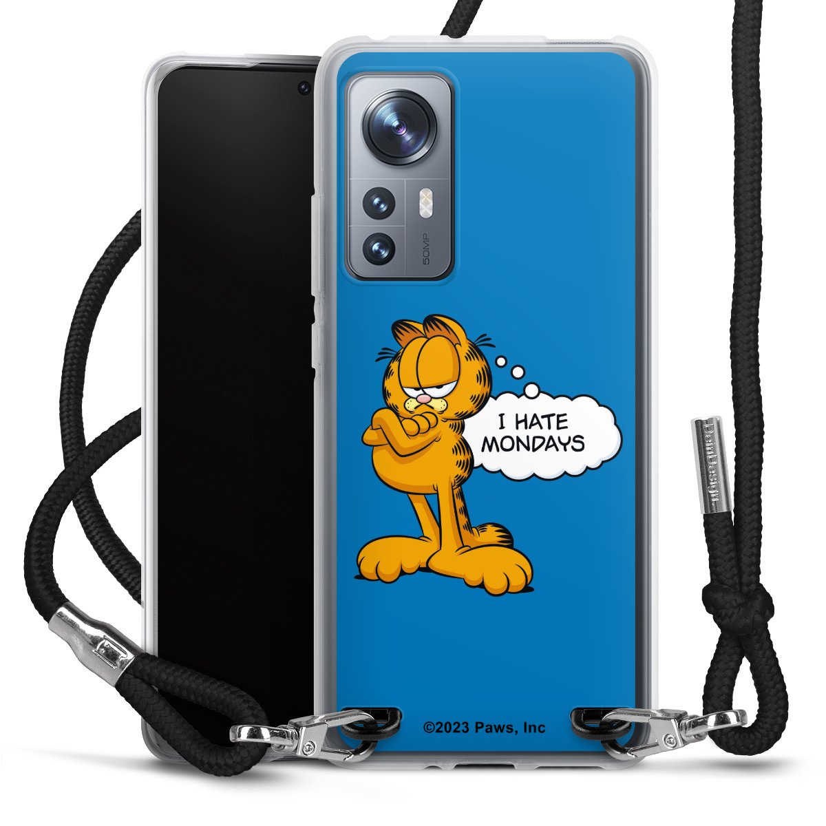 Garfield Ik haat maandagen blauw