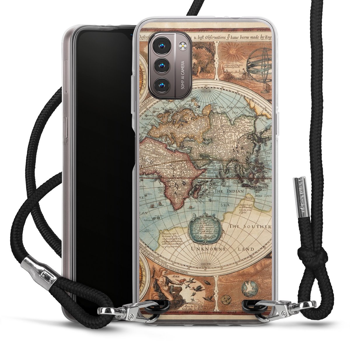 Mappa del mondo vintage