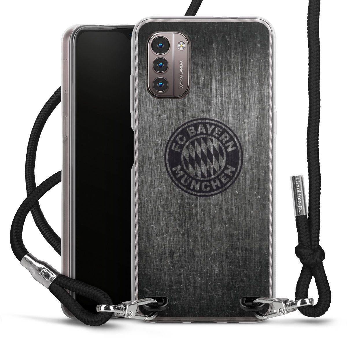 Metalllook FCB Logo einfarbig