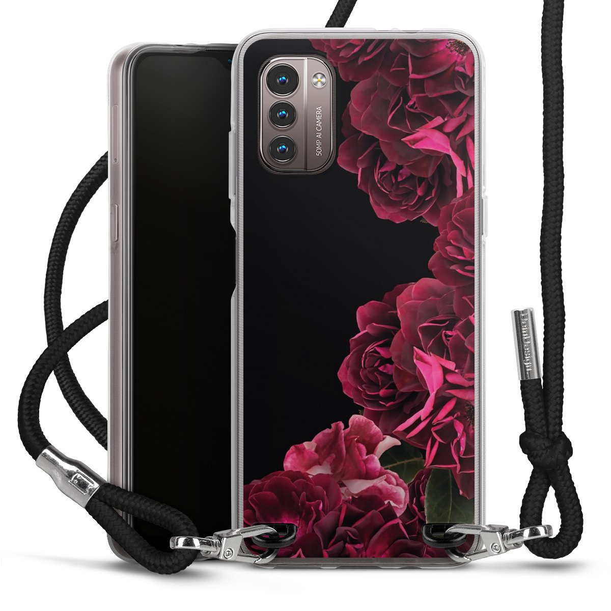 Rose vintage su nero