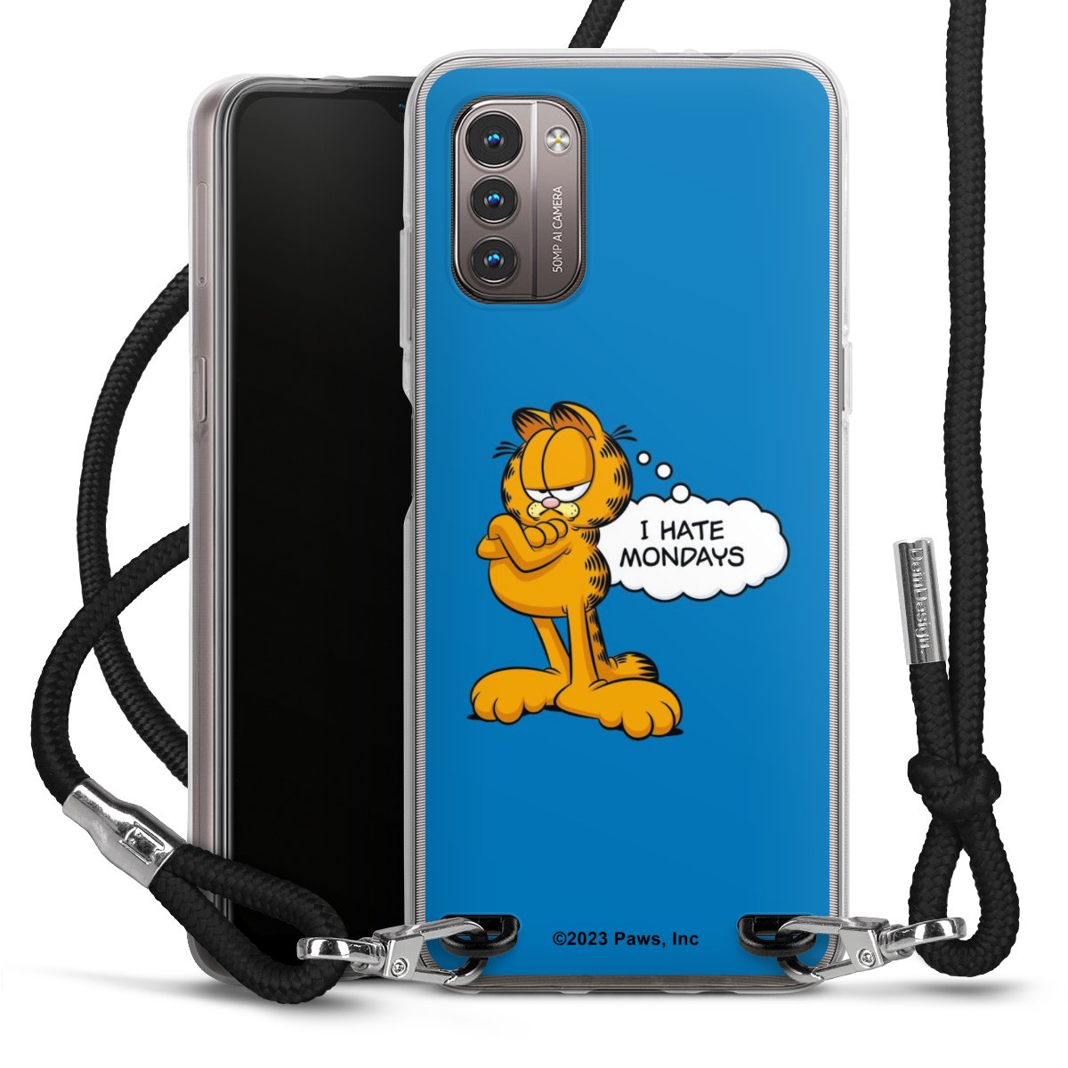 Garfield Ik haat maandagen blauw