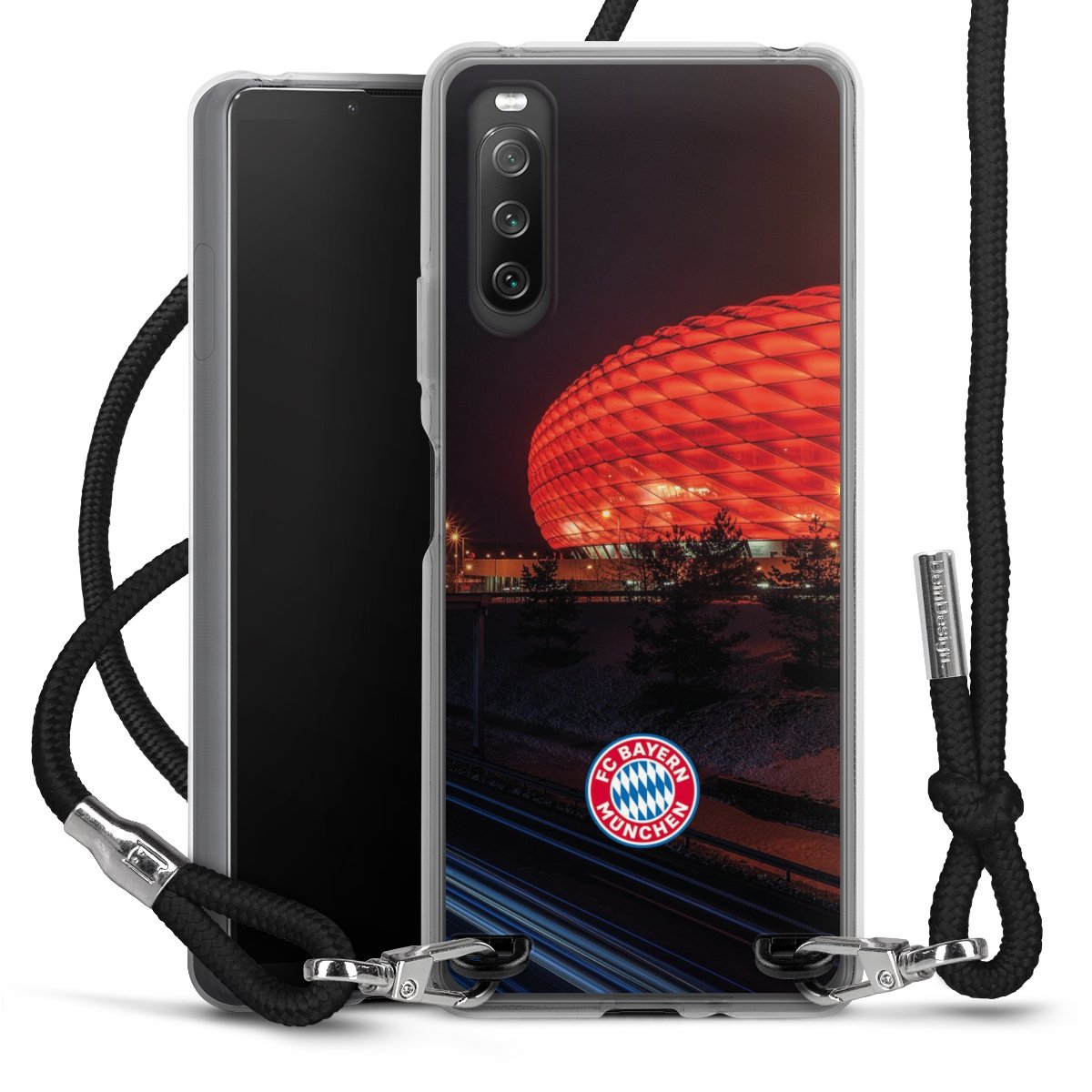 Allianz Arena bei Nacht FCB