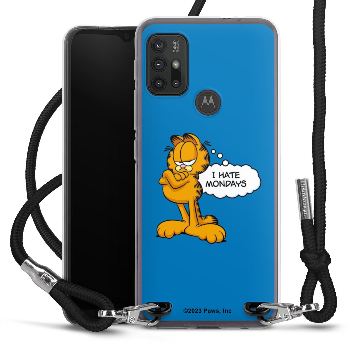 Garfield Ik haat maandagen blauw