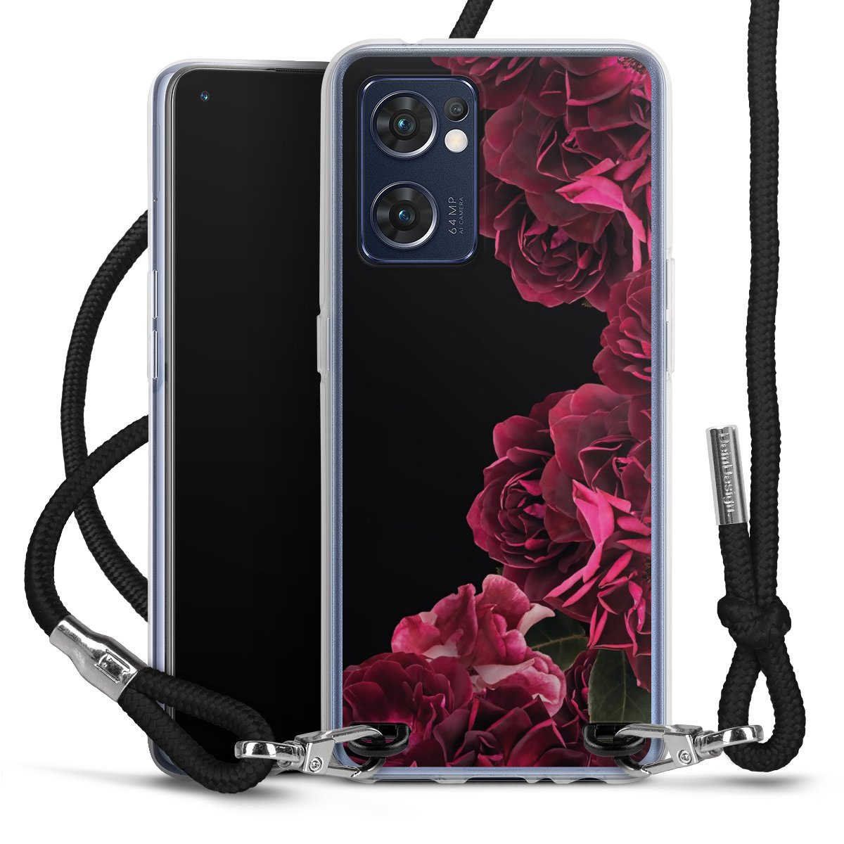 Rose vintage su nero