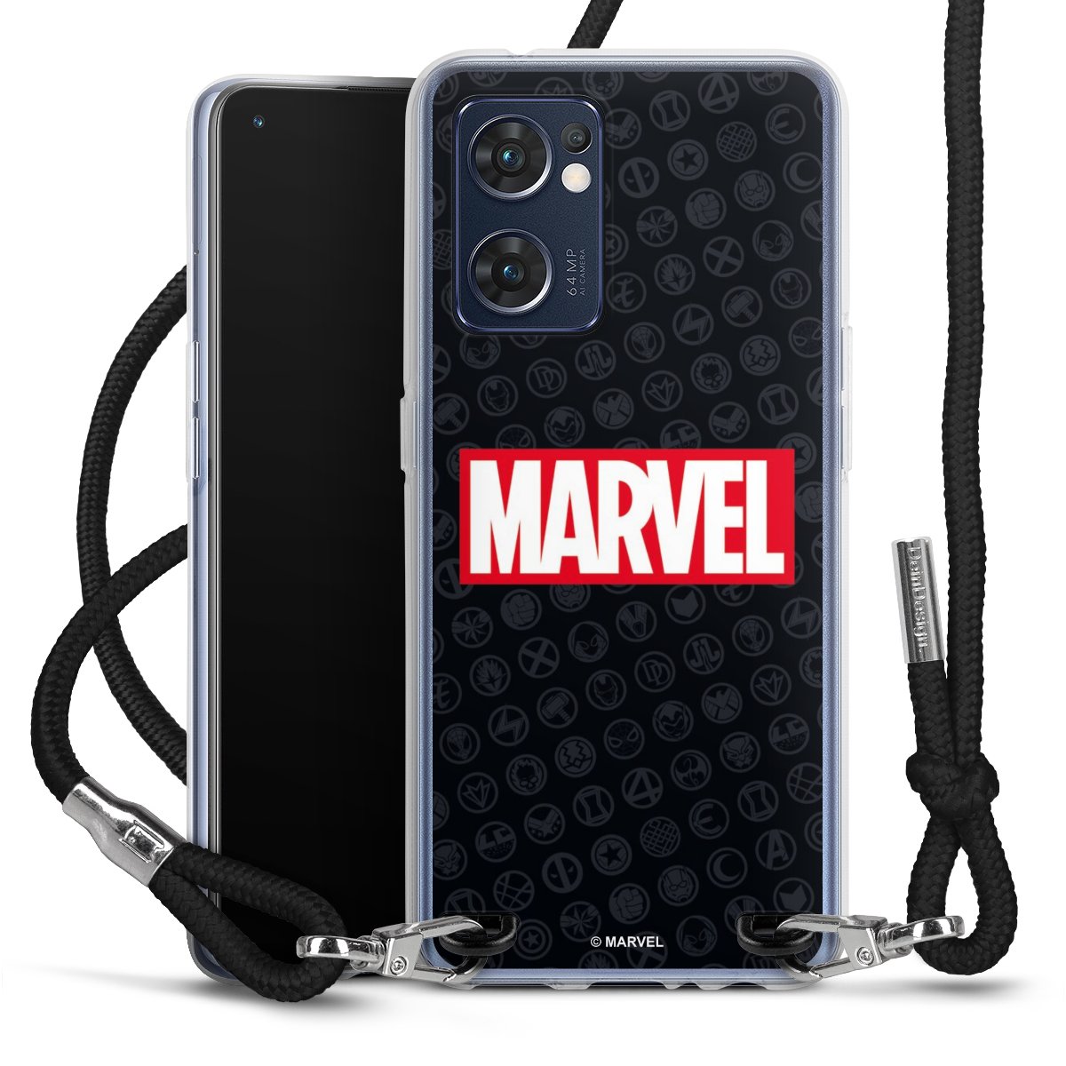 Marvel Logo Black Red 