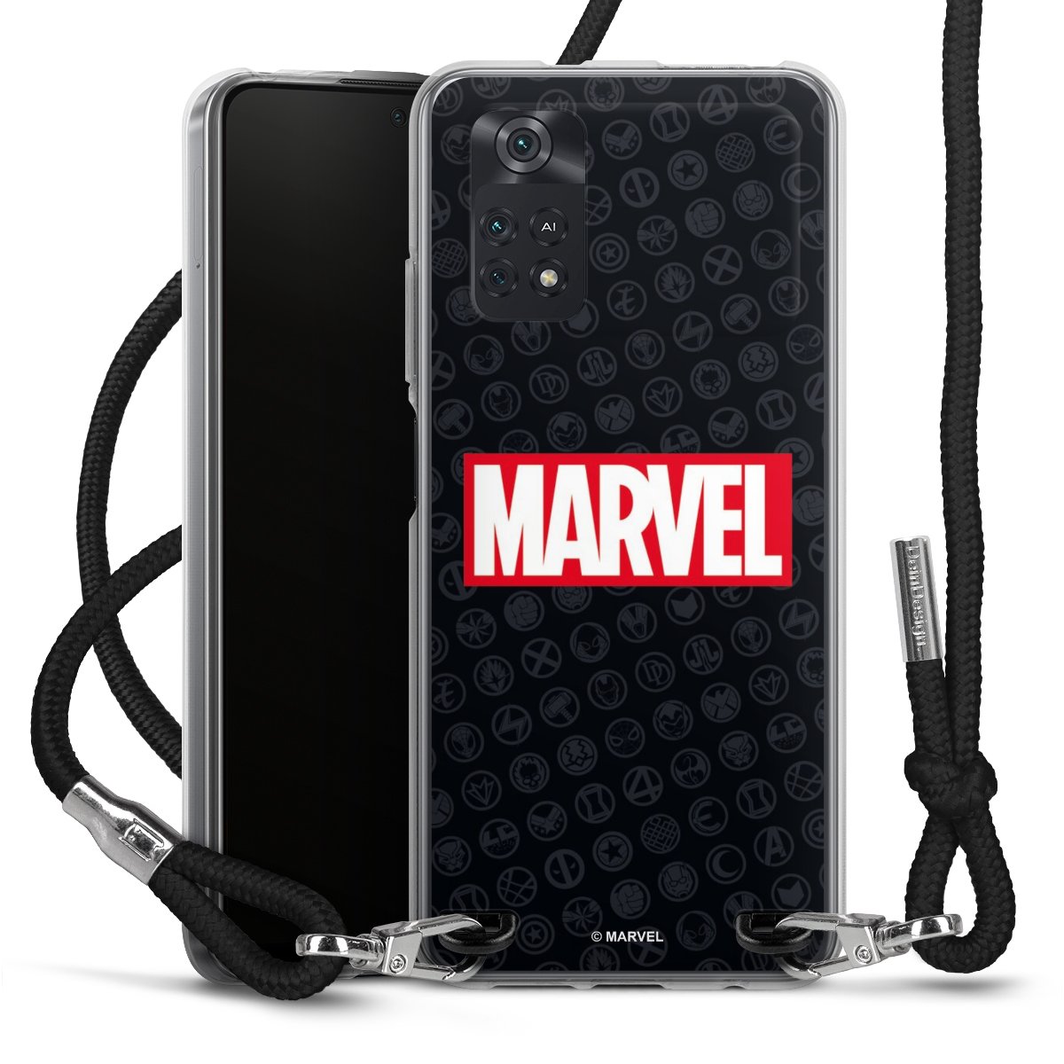 Marvel Logo Black Red 