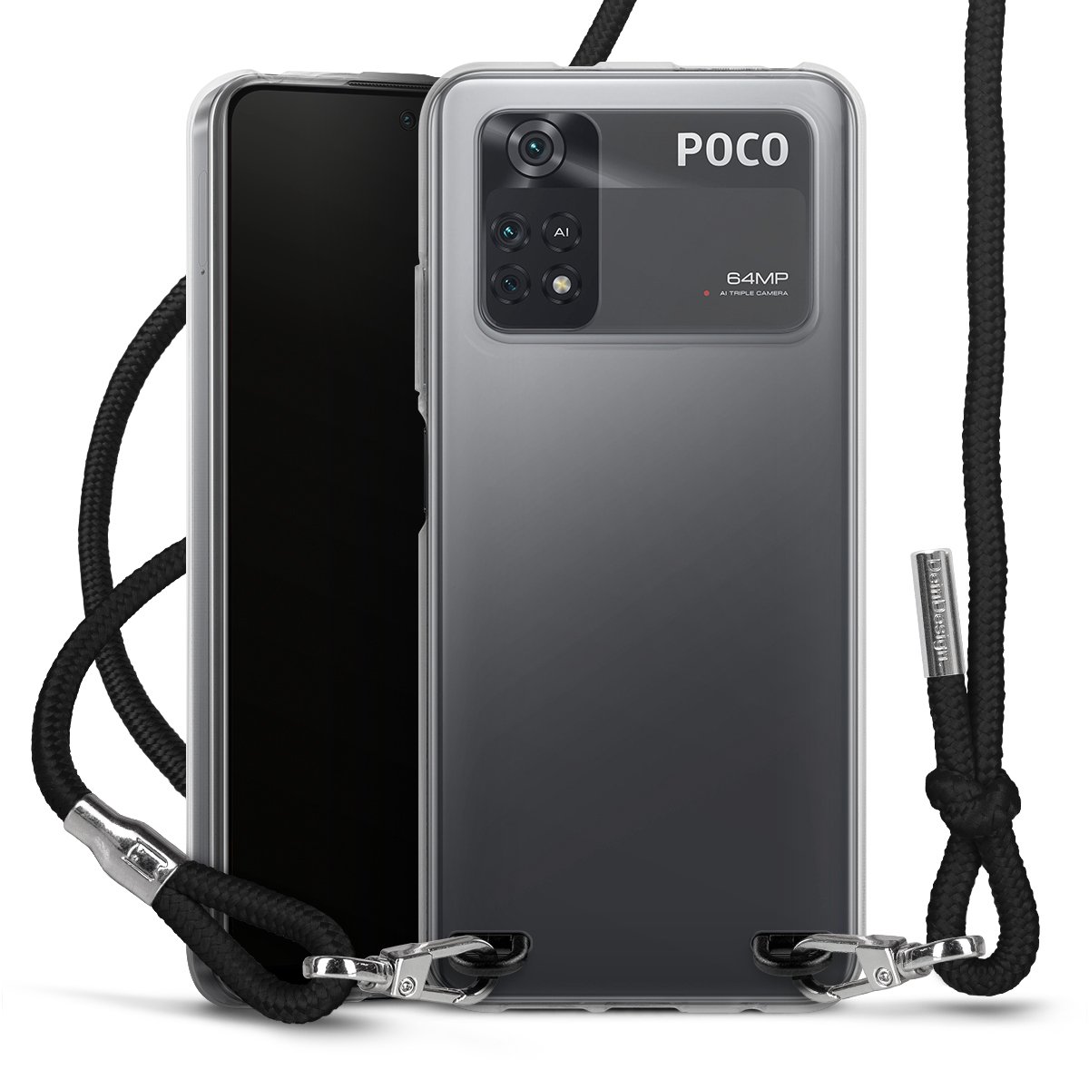 New Carry Case Transparent pour Xiaomi Poco M4 Pro 4G