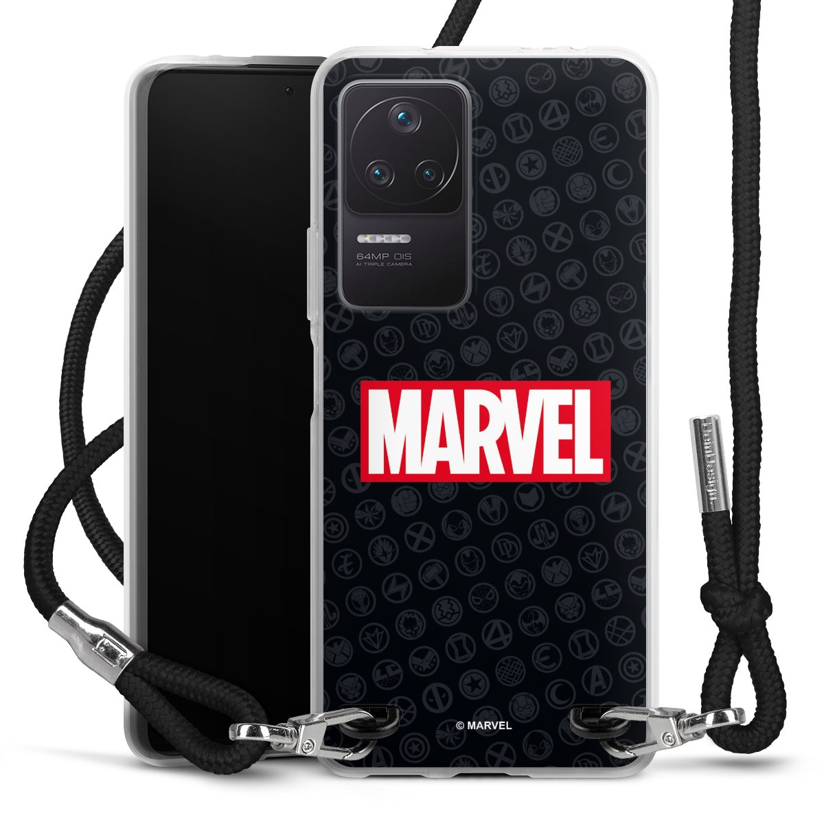 Marvel Logo Black Red 