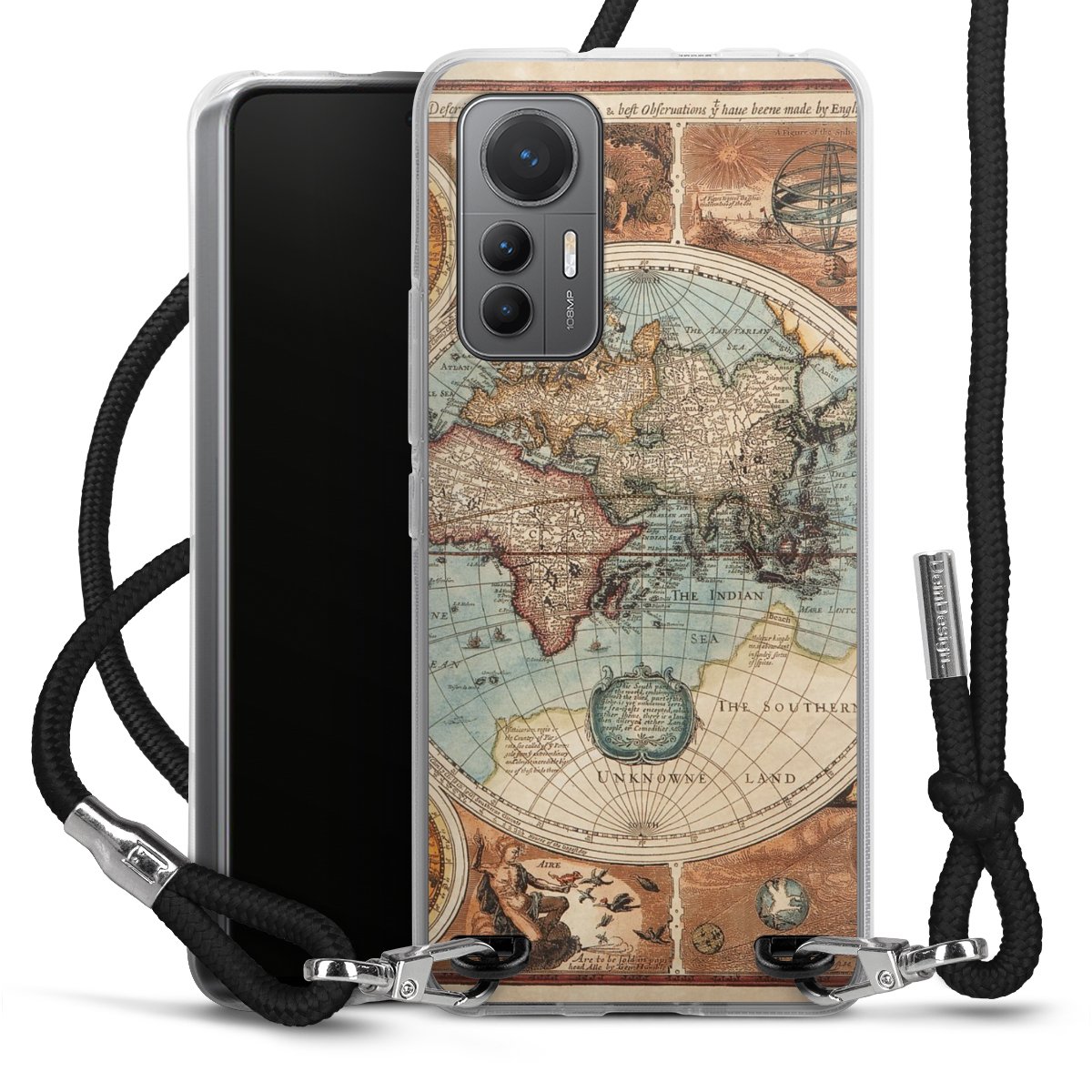 Mappa del mondo vintage